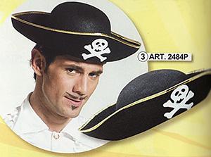 Pirātu cepure karnevāla aksesuāri