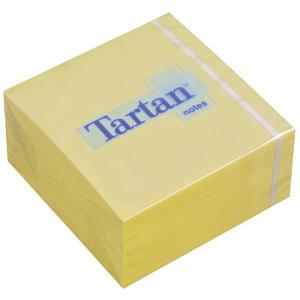 Līmlapiņu kubs 3M Tartan 76x76mm,  400 lapas,  dzeltenā krāsā