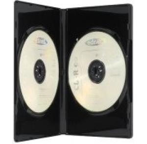 Kastīte DVD dubulta SLIM melna 9mm