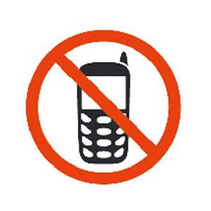 Uzlīme APLI "Nelietot mobilos tālruņus"