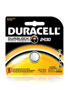 Baterija CR2430 3V 2430 DL2430 K2430L Duracel