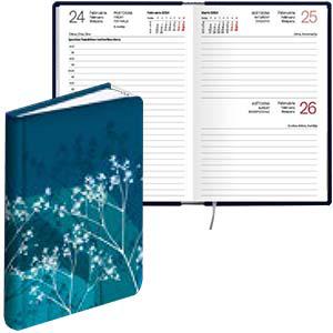 Kabatas kalendārs Mono Flex laminētie vaki Blue 2023g.BALTS