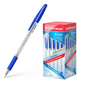 Pildspalva lodīšu R-301 Classic Stick&Grip ErichKrause,  zila