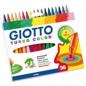 Flomāsteri 36 krāsas kartona iepakojums,  GIOTTO