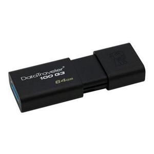 Atmiņa 64Gb USB3.0/2.0 DT100 G3 Kingston