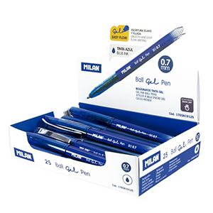 Pildspalva gēla BallGel 0.7mm Milan,  zila