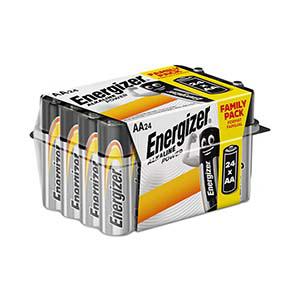 Baterija AA LR6 1.5V Alkaline cena par 1 gab. Energizer