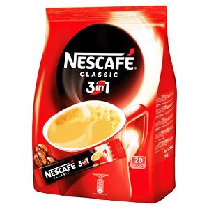Kafija šķīstoša NESCAFE 3in1,  17.5g. x 20gab.