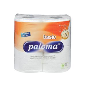Tualetes papīrs PALOMA 4 ruļļi,  2 slāņi balts