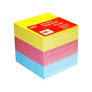 Piezīmju papīrs (maiņa) krāsains,  85x85mm,  800 loksnes