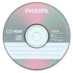 CD-RW 80min/700Mb x12 (slim) Philips