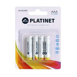 Baterijas AAA Platinet Alkaline LR03 1.5V (4gab)