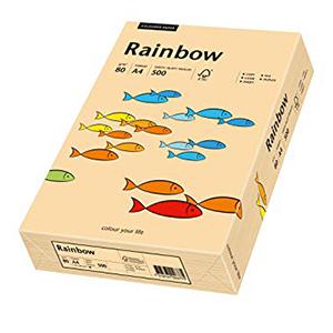 Krāsains papīrs Rainbow 40 lašu krāsa A4/80.g/500l