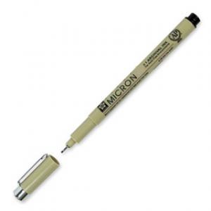 Pildspalva SAKURA MICRON rasēšanai 01 (līnija 0.25mm) melna