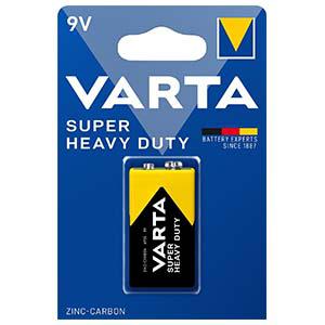 Baterija 9V Super Heavy Duty Zinc Carbon VARTA