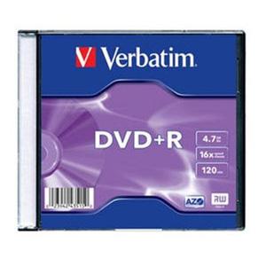 DVD-R 120min/4.7Gb/x16 (slim) Verbatim 43515