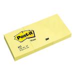 Стикеры 3M Post-it 38x51/100 листов жёлтые 3шт