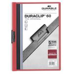 *Mape Duraclip Original 60 DURABLE,  sarkana