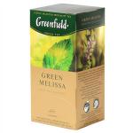 GREENFIELD Green Melisa zaļā tēja 25x1.5g