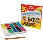 Plastilīns 10 krāsas 20gr. ZPG