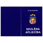 Skolēna apliecība 1-4 klasei (zila)