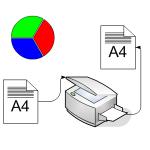 Цветные ксерокопии А4, 95г/м2