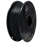 3D printer filament PETG 1.75mm 1kg melns