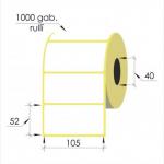 Termo uzlīmes 105x52mm d40 1000uzl rul